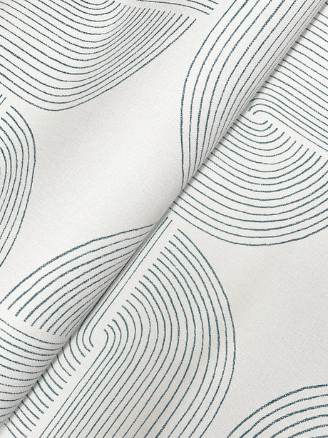A-Street Prints 4177-27723 Savoye Dark Blue Spiral Arches Wa