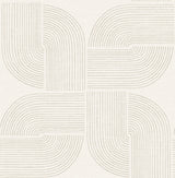 A-Street Prints 4177-27724 Savoye Brown Spiral Arches Wallpa