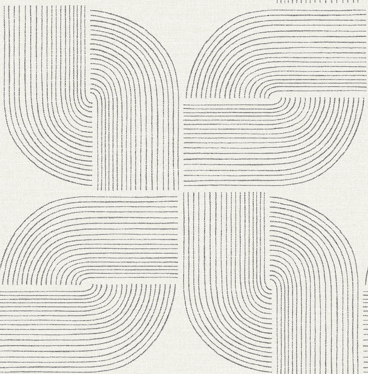 A-Street Prints 4177-27725 Savoye Black Spiral Arches Wallpa