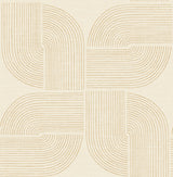 A-Street Prints 4177-27726 Savoye Wheat Spiral Arches Wallpa