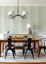 A-Street Prints 4177-27728 Modulus Seafoam Geometric Stripe 