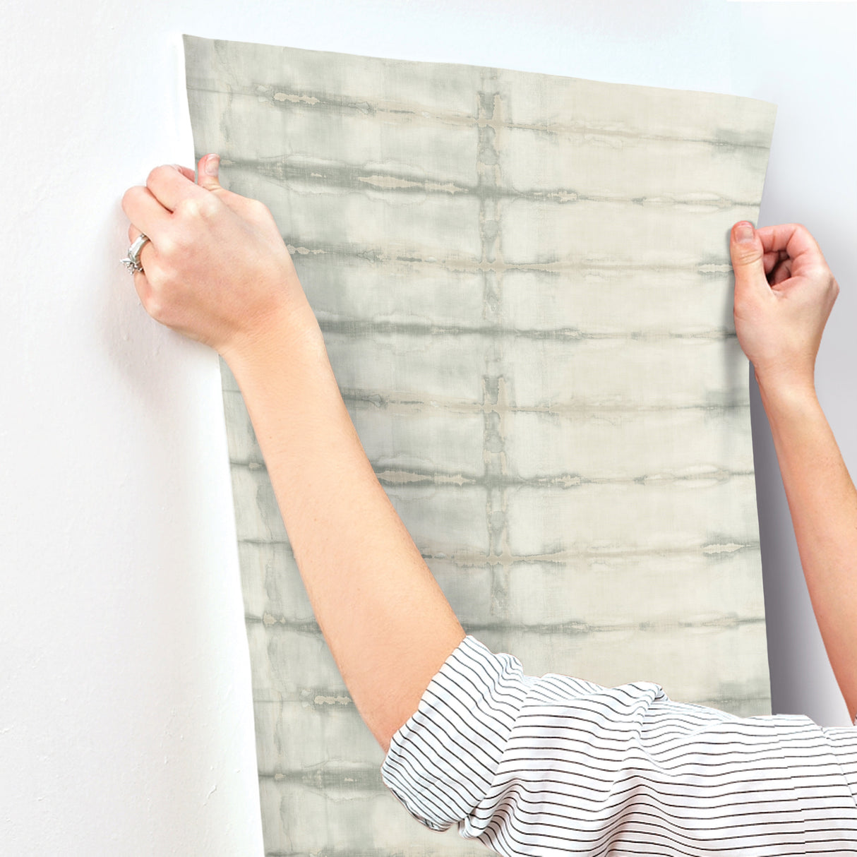 A-Street Prints 4177-27728 Modulus Seafoam Geometric Stripe 