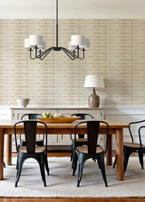 A-Street Prints 4177-27729 Modulus Beige Geometric Stripe Wa