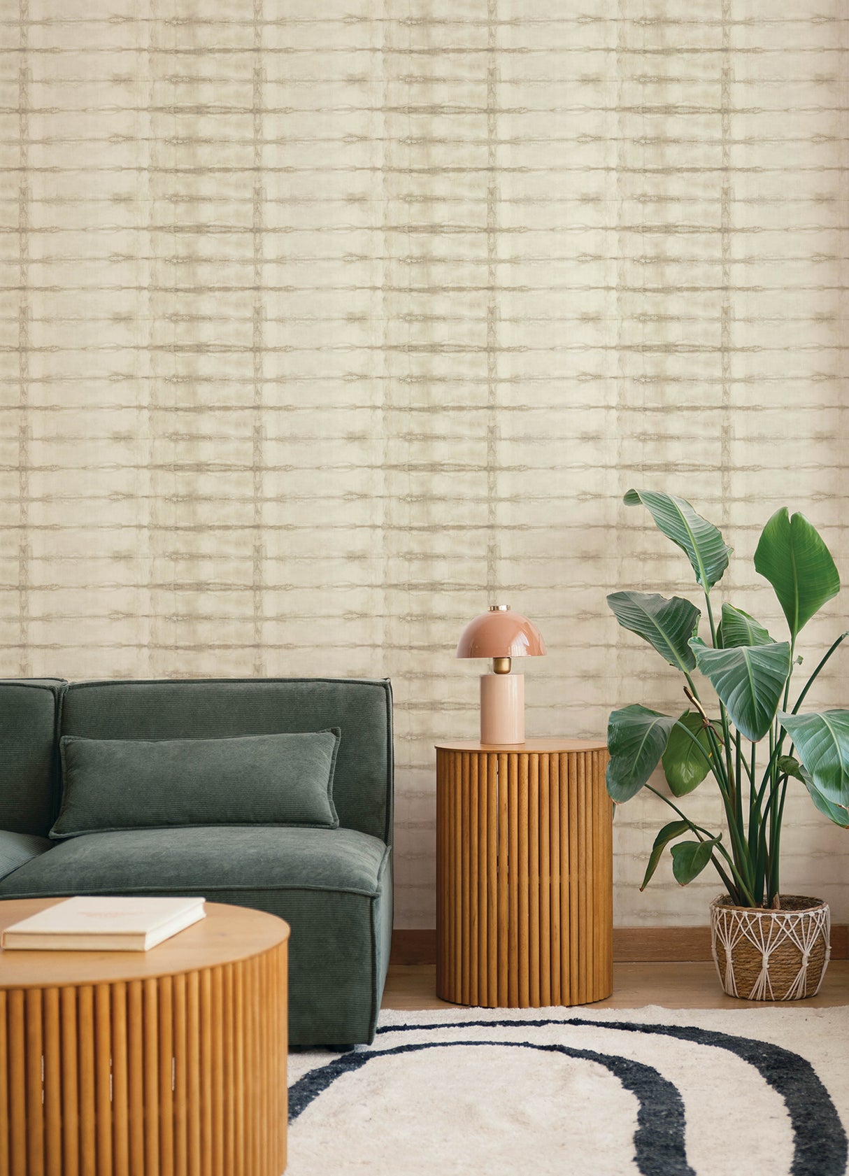 A-Street Prints 4177-27729 Modulus Beige Geometric Stripe Wa