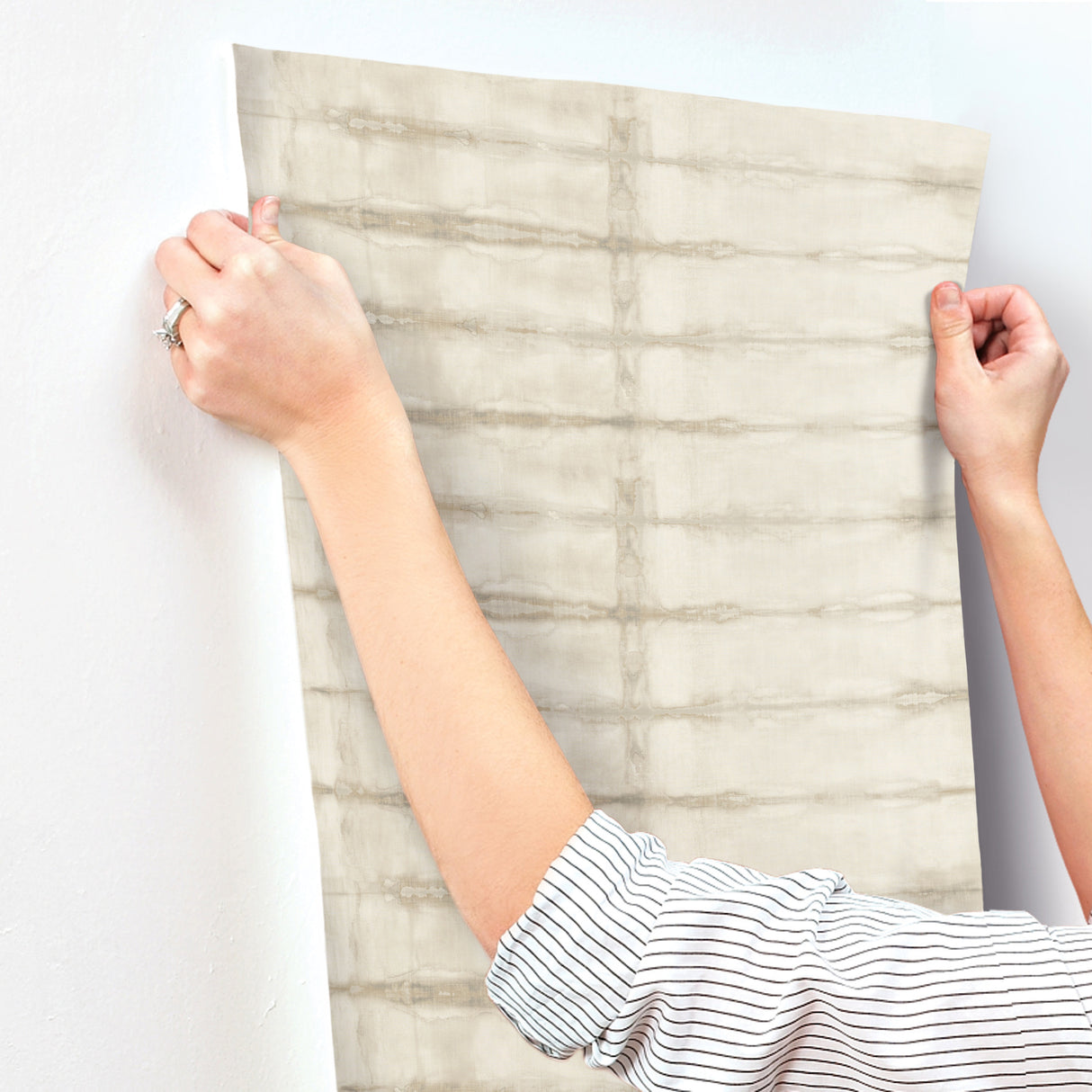 A-Street Prints 4177-27729 Modulus Beige Geometric Stripe Wa