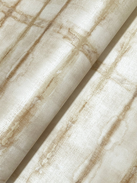 A-Street Prints 4177-27730 Modulus Wheat Geometric Stripe Wa
