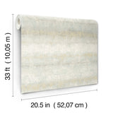 A-Street Prints 4177-27732 Morningtide Seafoam Textured Stri