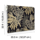 A-Street Prints 4177-27736 Alocasia Neutral Tropical Foliage