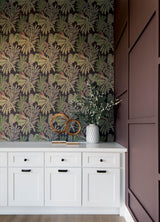 A-Street Prints 4177-27738 Alocasia Burgundy Tropical Foliag