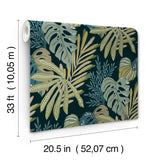 A-Street Prints 4177-27739 Alocasia Green Tropical Foliage W