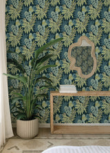A-Street Prints 4177-27739 Alocasia Green Tropical Foliage W