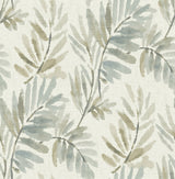 A-Street Prints 4177-27740 Serenade Aqua Ferns Wallpaper