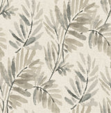 A-Street Prints 4177-27741 Serenade Grey Ferns Wallpaper