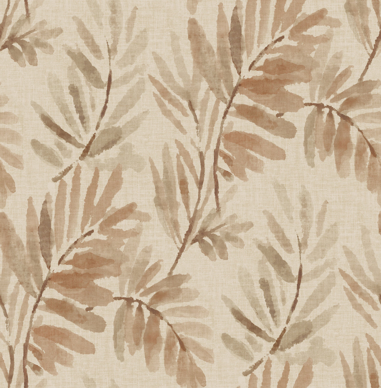 A-Street Prints 4177-27742 Serenade Blush Ferns Wallpaper
