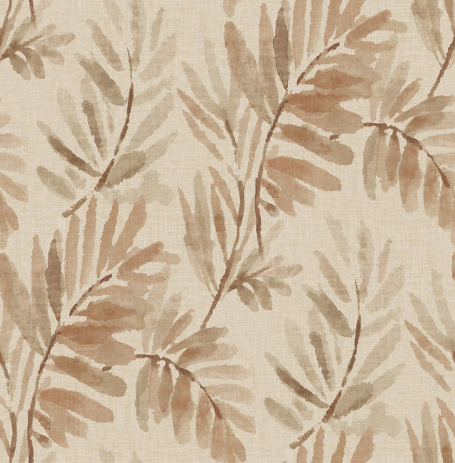 A-Street Prints 4177-27742 Serenade Blush Ferns Wallpaper