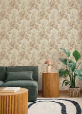 A-Street Prints 4177-27742 Serenade Blush Ferns Wallpaper