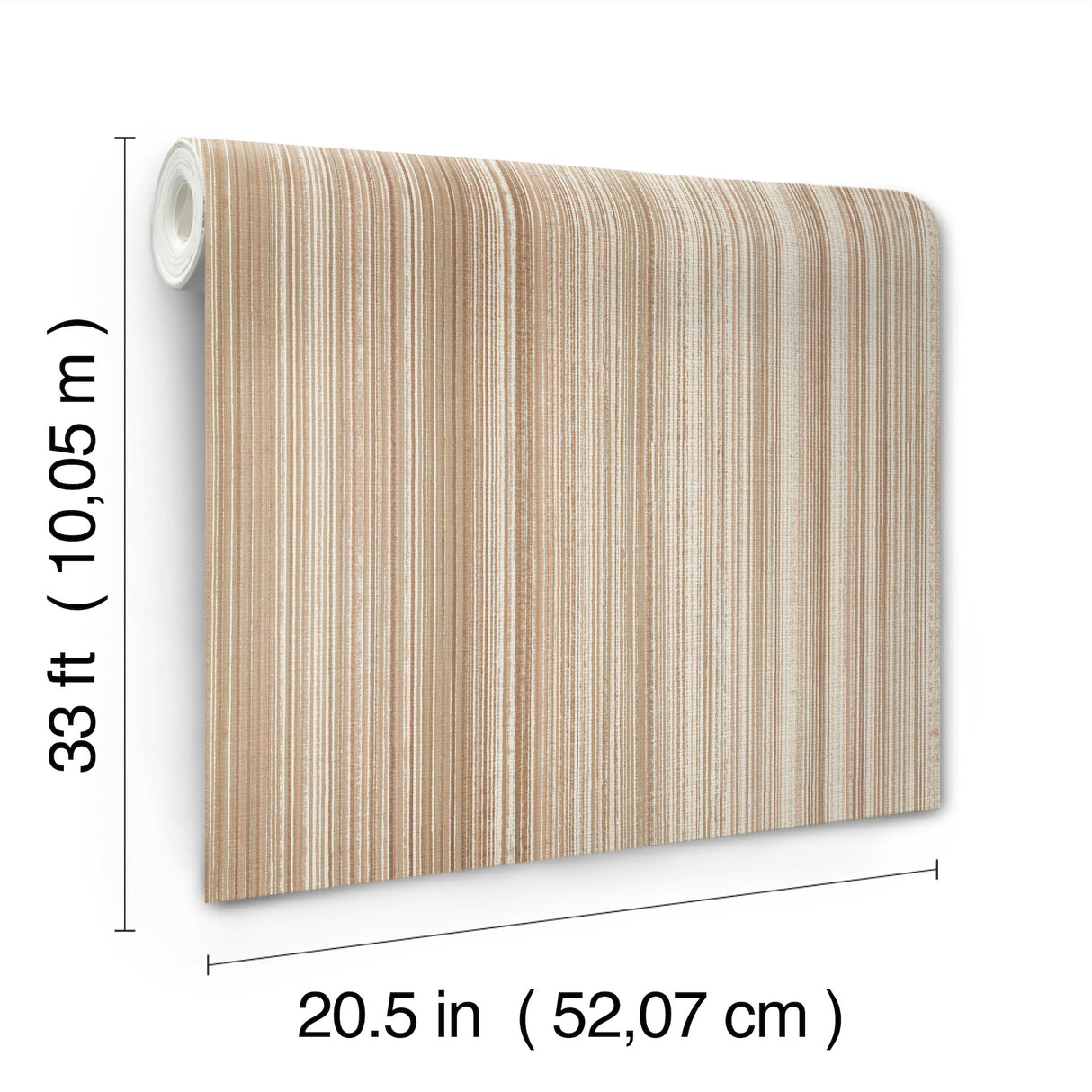 A-Street Prints 4177-27745 Elan Blush Ombre Stripe Wallpaper