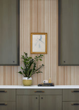 A-Street Prints 4177-27745 Elan Blush Ombre Stripe Wallpaper