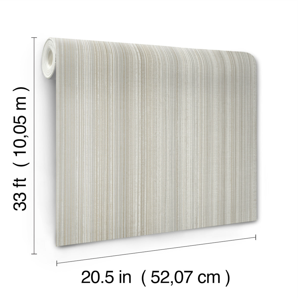 A-Street Prints 4177-27747 Elan Grey Ombre Stripe Wallpaper