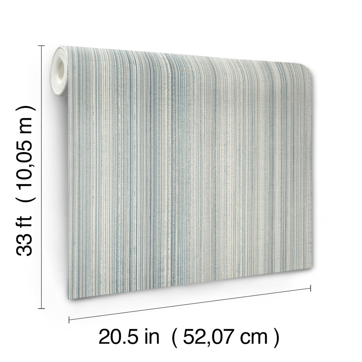 A-Street Prints 4177-27748 Elan Blue Ombre Stripe Wallpaper
