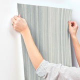 A-Street Prints 4177-27748 Elan Blue Ombre Stripe Wallpaper