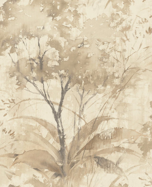 A-Street Prints 4177-27750 Mistwood Coffee Forest Wallpaper