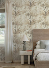 A-Street Prints 4177-27750 Mistwood Coffee Forest Wallpaper