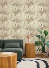 A-Street Prints 4177-27750 Mistwood Coffee Forest Wallpaper