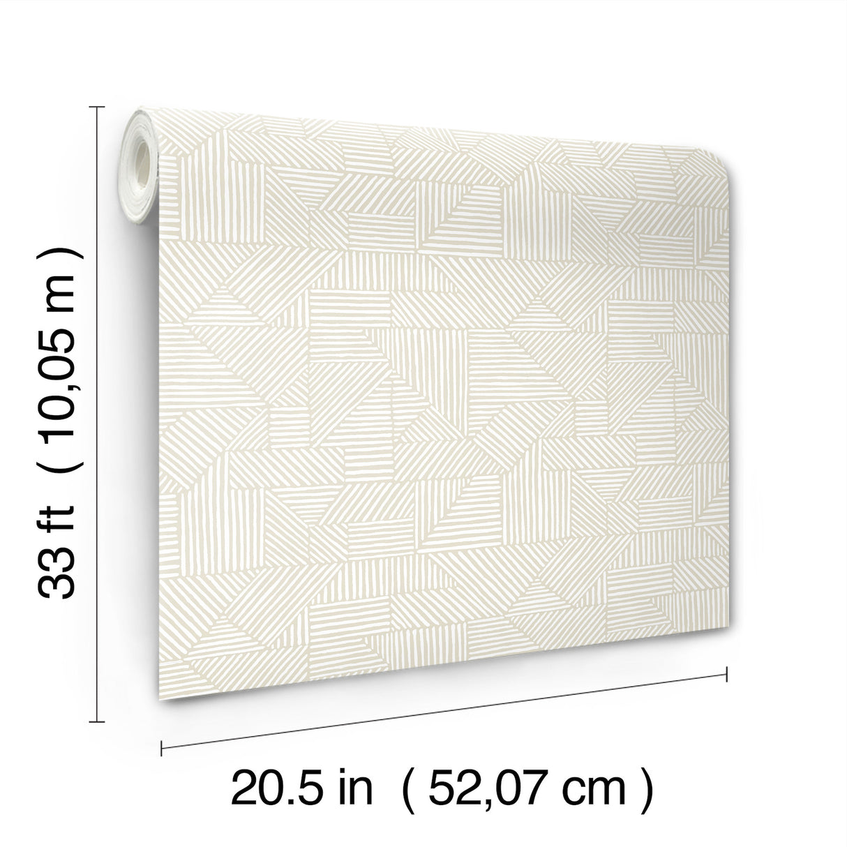 A-Street Prints 4177-83300 Crescendo Silver Block Geometric 