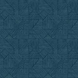 A-Street Prints 4177-83301 Crescendo Dark Blue Block Geometr
