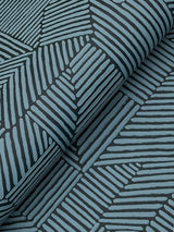 A-Street Prints 4177-83301 Crescendo Dark Blue Block Geometr