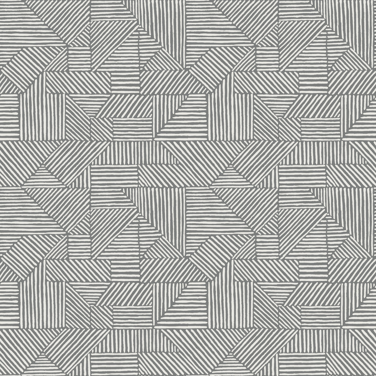 A-Street Prints 4177-83302 Crescendo Dark Grey Block Geometr