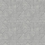 A-Street Prints 4177-83302 Crescendo Dark Grey Block Geometr