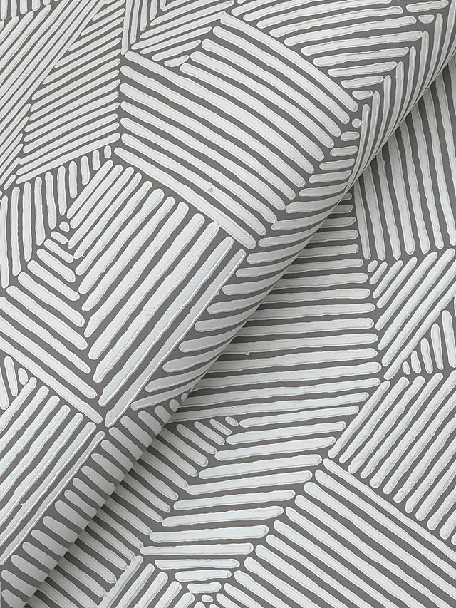 A-Street Prints 4177-83302 Crescendo Dark Grey Block Geometr