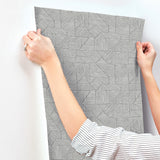 A-Street Prints 4177-83302 Crescendo Dark Grey Block Geometr