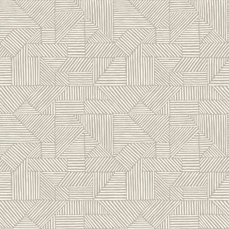 A-Street Prints 4177-83303 Crescendo Light Grey Block Geomet