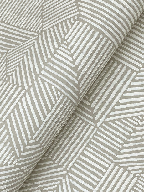 A-Street Prints 4177-83303 Crescendo Light Grey Block Geomet