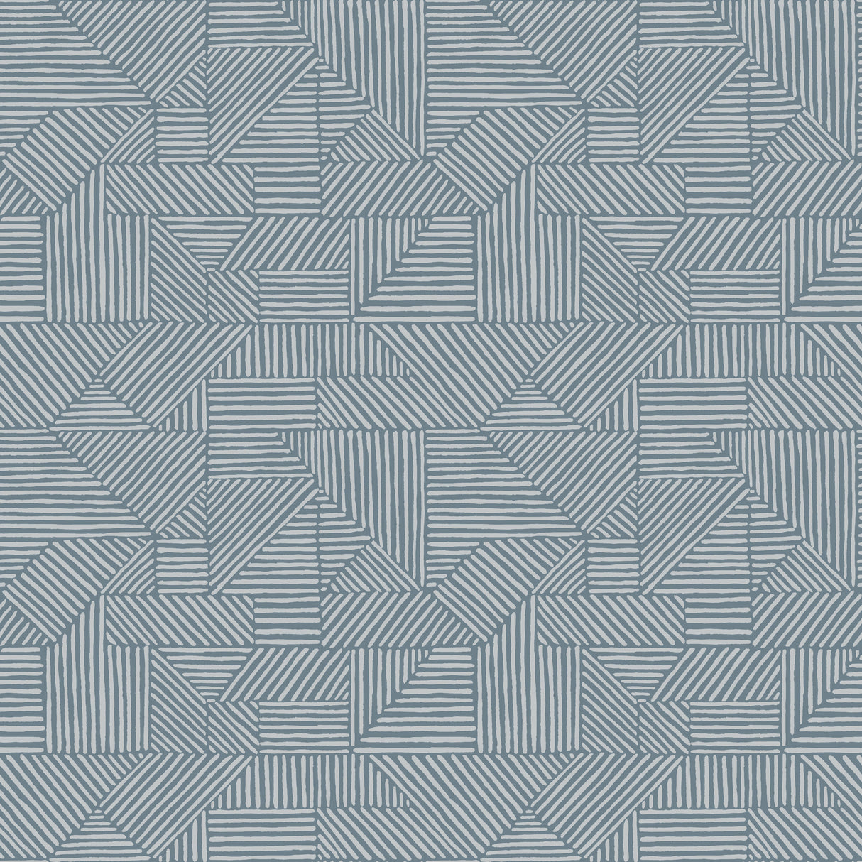 A-Street Prints 4177-83304 Crescendo Blue Block Geometric Wa