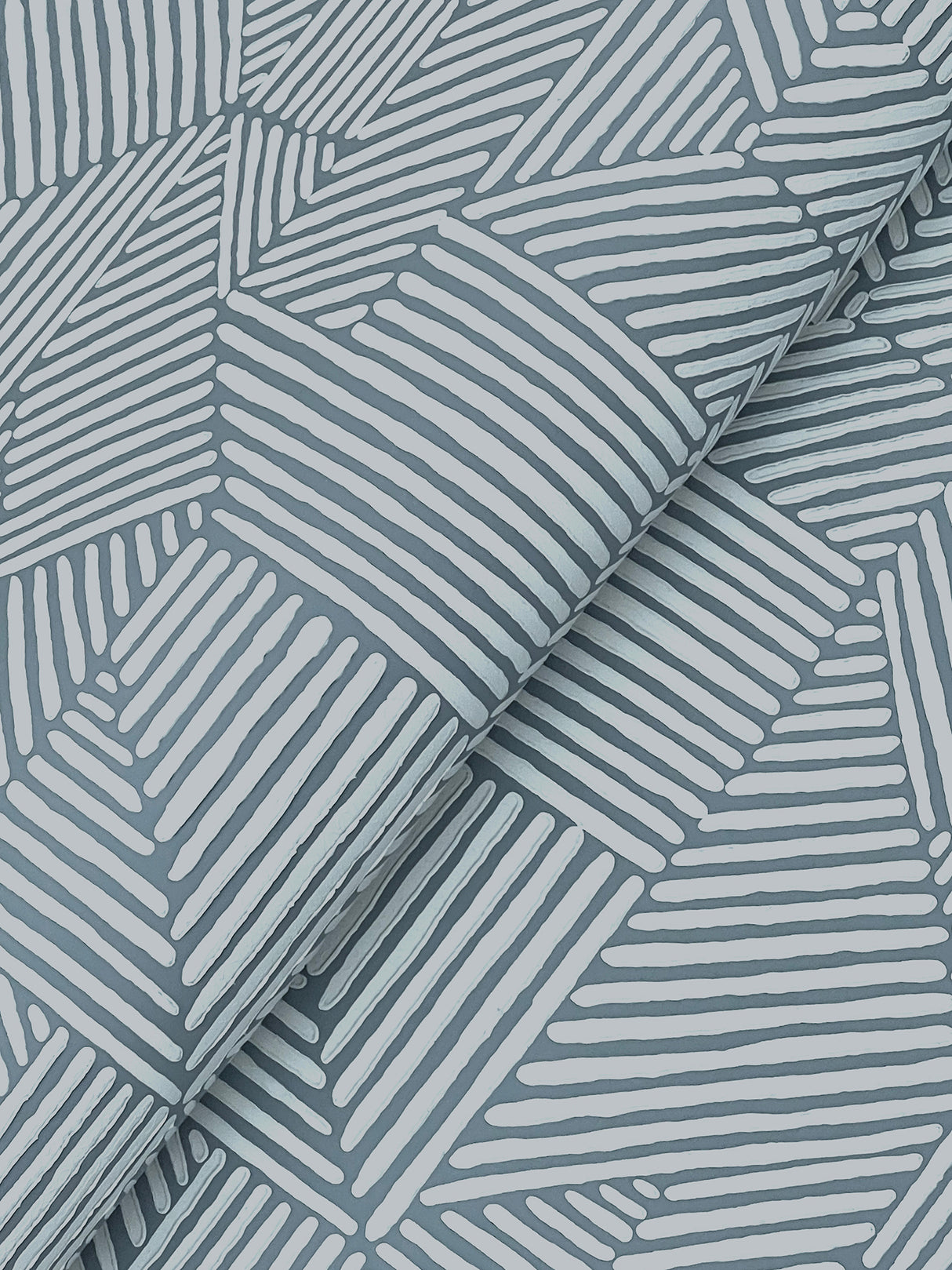 A-Street Prints 4177-83304 Crescendo Blue Block Geometric Wa