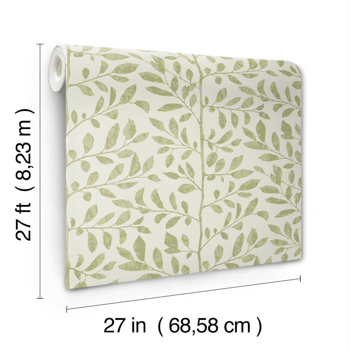 A-Street Prints 4177-83305 Sagecrest Sage Sapling Wallpaper