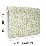 A-Street Prints 4177-83305 Sagecrest Sage Sapling Wallpaper