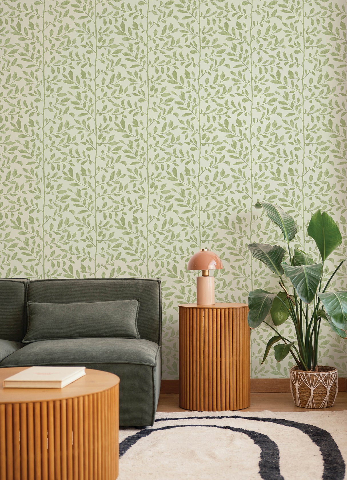 A-Street Prints 4177-83305 Sagecrest Sage Sapling Wallpaper