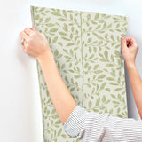 A-Street Prints 4177-83305 Sagecrest Sage Sapling Wallpaper