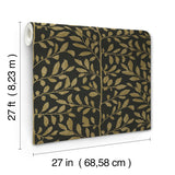 A-Street Prints 4177-83306 Sagecrest Black Sapling Wallpaper