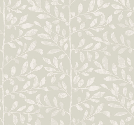 A-Street Prints 4177-83307 Sagecrest Light Grey Sapling Wall