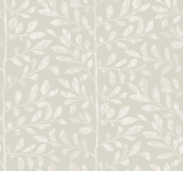 A-Street Prints 4177-83307 Sagecrest Light Grey Sapling Wall