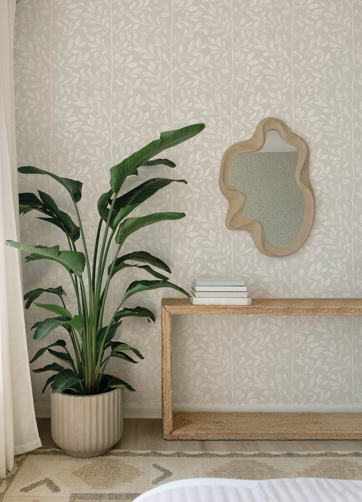 A-Street Prints 4177-83307 Sagecrest Light Grey Sapling Wall
