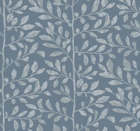 A-Street Prints 4177-83309 Sagecrest Blue Sapling Wallpaper