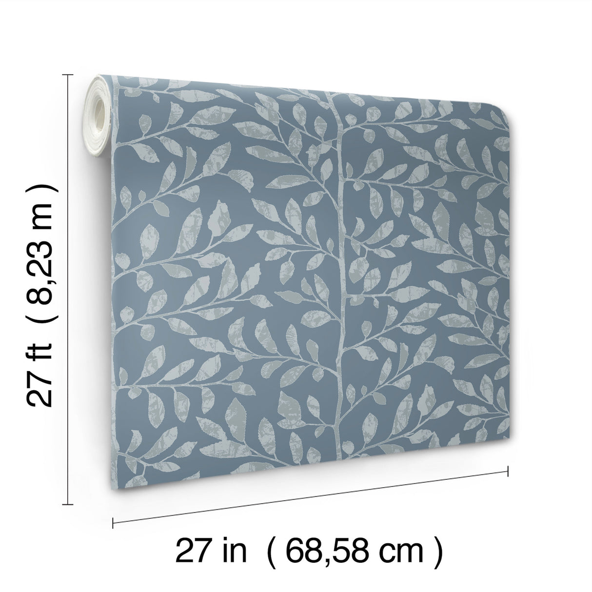 A-Street Prints 4177-83309 Sagecrest Blue Sapling Wallpaper