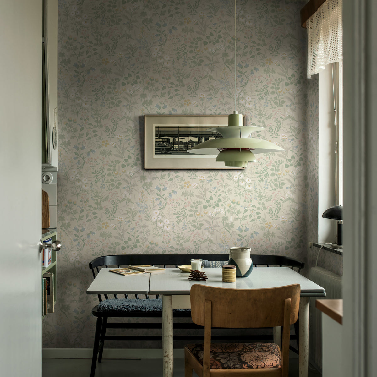 Schumacher 4179 FLORA in SAND Wallpaper - BORÃ…STAPETER